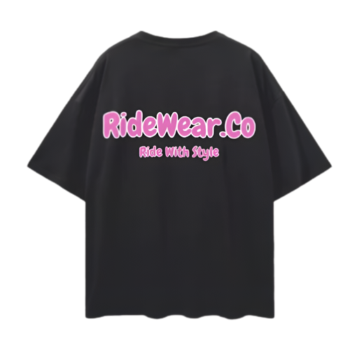 (LIMITED) RideWear Tee - Black & Pink