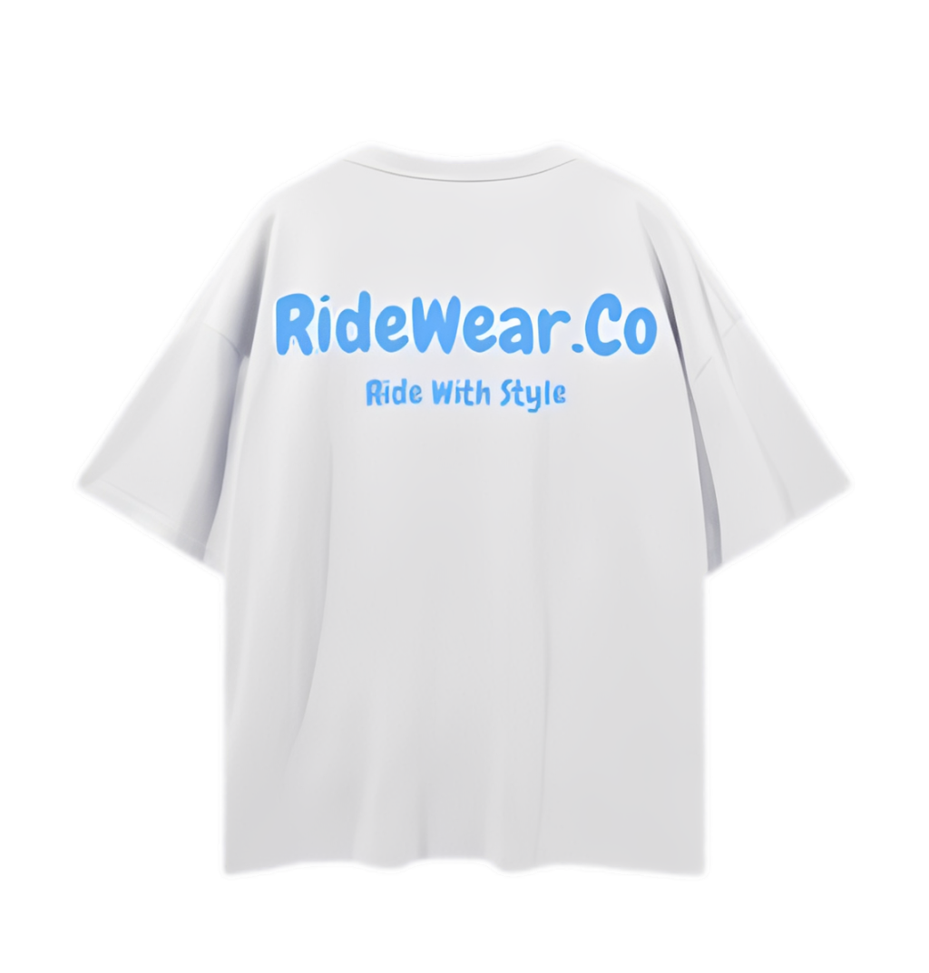 (LIMITED) RideWear Tee - White & Blue